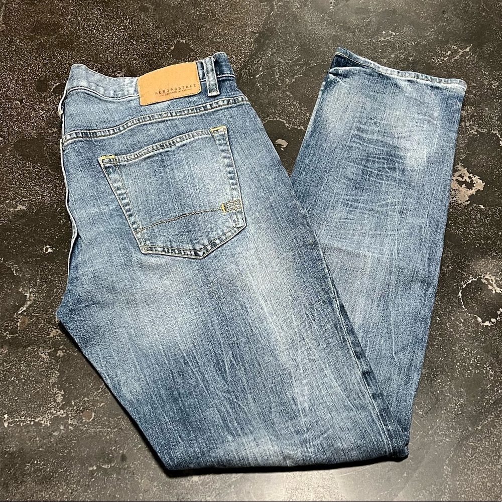 Men’s Aeropostale Distressed Skinny Jeans